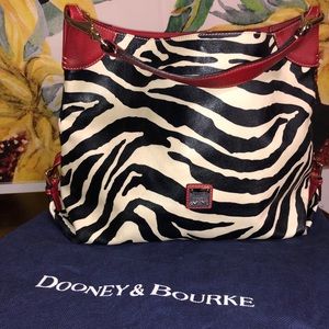 NWOT | D&B Zebra & Red bag